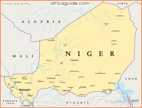 Niger Map Travel Map