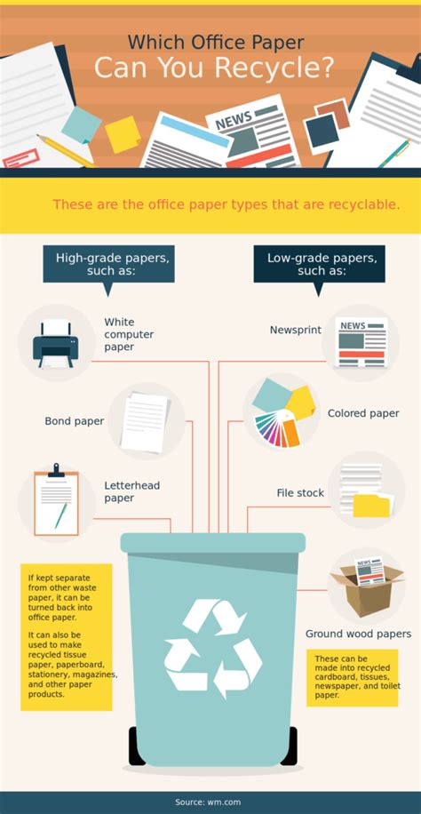 How And Why Your Company Should Recycle Paper Infographic Greener Ideal