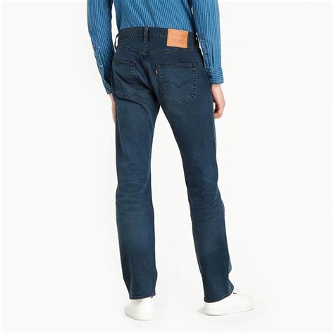 Køb Levis Herre 501 Original Jeans Med Lige Ben Blå