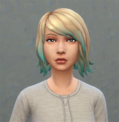 Shaggy Bob Recolor Pastel Ombre By Lottidiezweite Sims 4 Hair