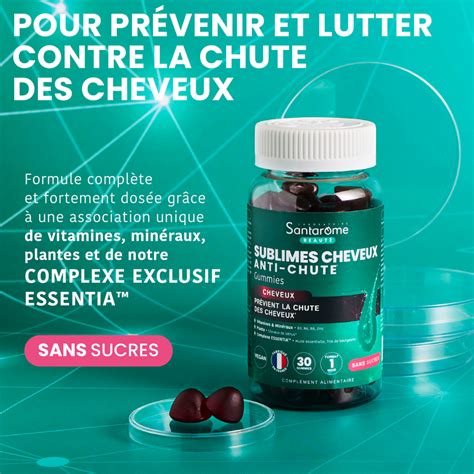 Gummies Anti Chute Cheveux I Fabriqué En France Santarome Santarome