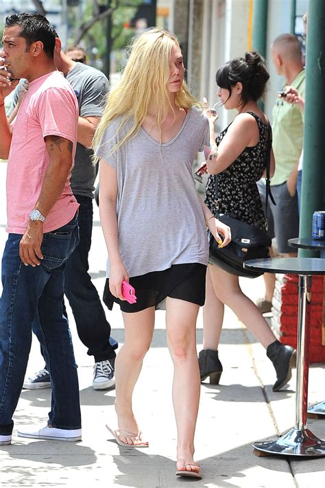 Elle Fanning Street Style At The Dance Store In Culver City July