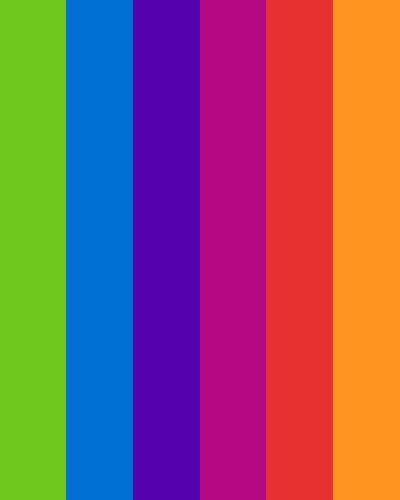 Twisted Rainbow Neon Colour Palette Vintage Colour Palette Hex