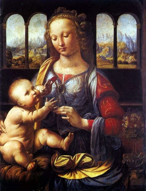 La di da (english translation). Madonna del garofano - Leonardo Da Vinci ️ - Da Vinci Leonardo