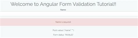 Angular Form Validation Example Tutorial Laptrinhx