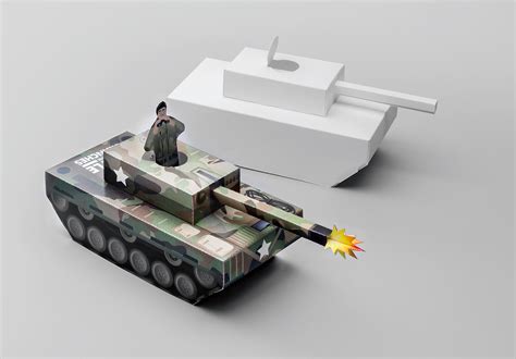Ka Boom Paper Tanks On Behance