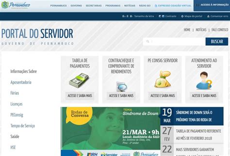Portal Do Servidor Pe Consulte Seu Contracheque Atualizado