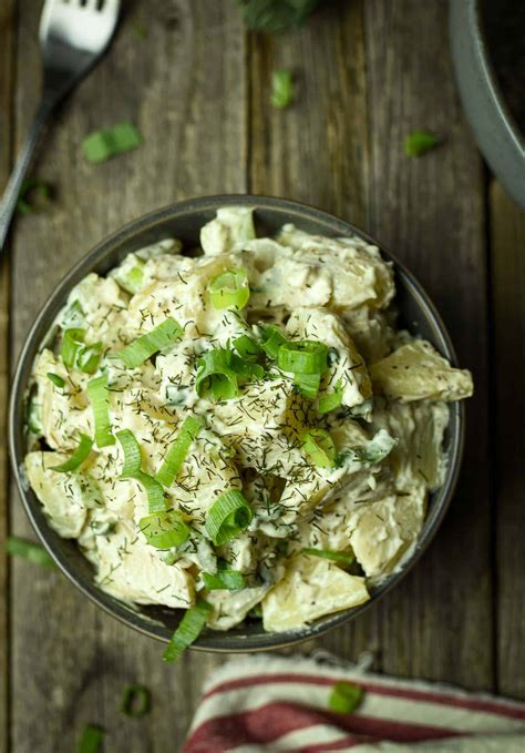 The Best Vegan Potato Salad Recipe Shane Simple