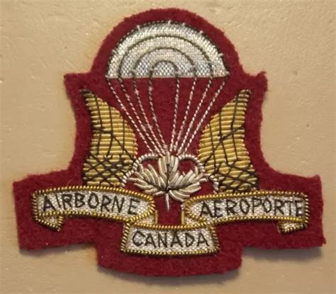 Canadian Airborne Regiment Officers Beret Badge 1968 1995 4495