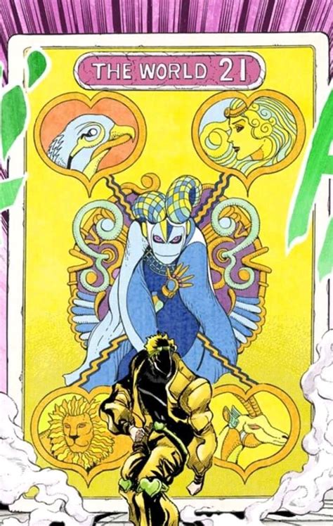 It is the final card of the major arcana or tarot trump sequence. Pin by Sarah on Jojo's Bizarre Adventure | The world tarot card, Jojo bizzare adventure, The ...
