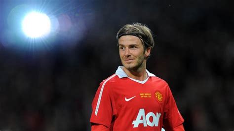 Former Manchester United Player David Beckham