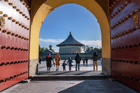 Chinese Gates At The Temple Of Heaven In Beijing Photograph By Camera