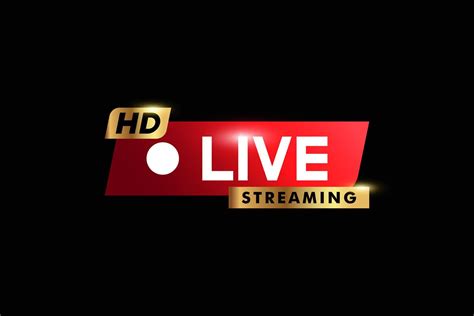 Live Streaming Hd Video Sign 4608265 Vector Art At Vecteezy