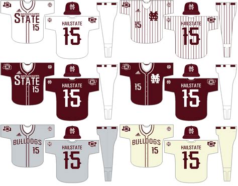 Hail State Baseball Uniform Tracker Concept What I Would Do With Msu