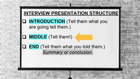 How To Give A Job Interview Presentation Interview Presentation Tips