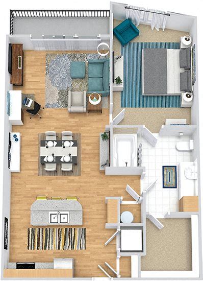 Floor Plans Of Cielo Apartments In Charlotte Nc