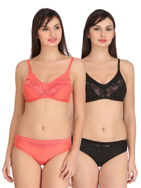 Buy Embibo Cotton Bra And Panty Set Online At Best Prices In India Snapdeal