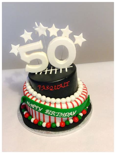 Fiftieth Birthday Cake Decorated Cake By Cakesdecor