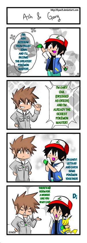 Comic Ash And Gary By FlanEevee On DeviantArt