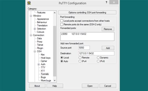 How To Set Up Ssh Tunnel With Putty Tecadmin