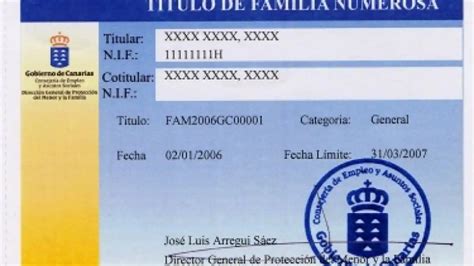 Se Firman Convenios Para Expandir El Carnet De Familia Numerosa Canarias7