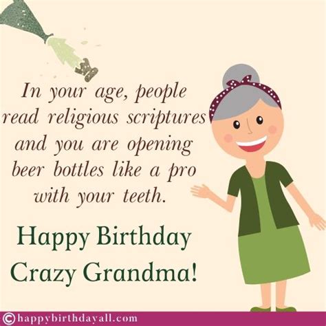 Funny Happy Birthday Grandma Quotes Kids Birthday Party
