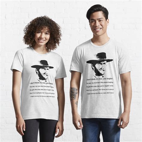 Clint Eastwood Mule Quote T Shirt For Sale By Hoorahville Redbubble