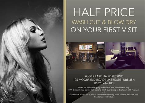 Hair Salon Flyer Offering Discounts Salon Promotions Salon Advertising Ideas