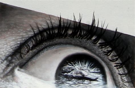 Photorealistic Paintings Of Eyes Reflecting Their Surroundings