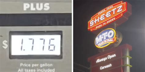 Freedom Fuel Sheetz Sets Price Of Gas At 1776 Per Gallon For