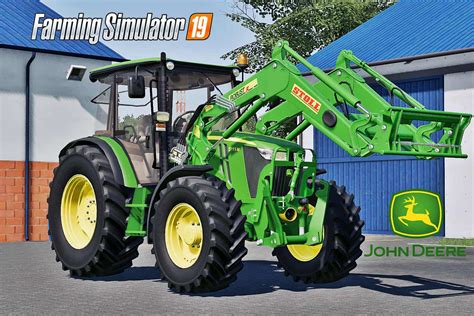 John Deere 5m Serie V1000 Mod Farming Simulator 19 Mod Fs19