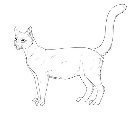 Pregnant Cat Lineart By Soulphur On Deviantart