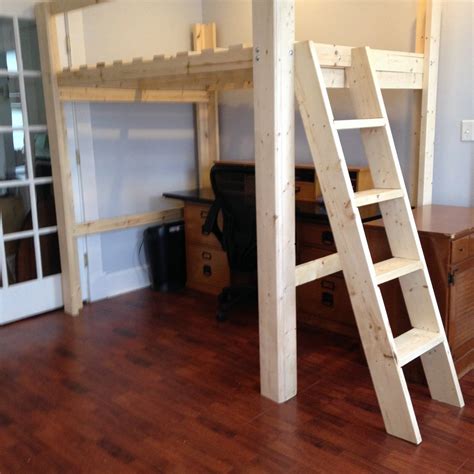 Queen King Full Loft Beds Custom Made To Fit Your Space Diy Loft Bed