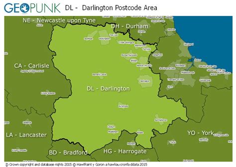 Dl Darlington Postcode Area