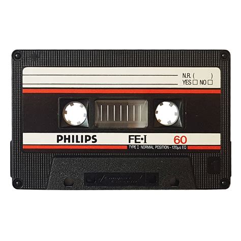 Philips Fe I 60 Ferric Blank Audio Cassette Tapes Retro Style Media