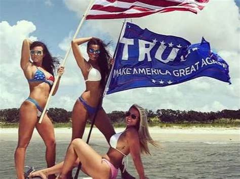 Trump Flag Bikini Citizen Free Press