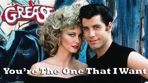 grease you re the one that i want instrumental remake with lyrics youtube