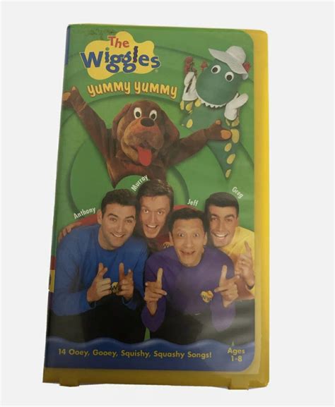 Pin By Gabe Giraldo On The Wiggles Yummy Yummy 1999 Vhs The Wiggles