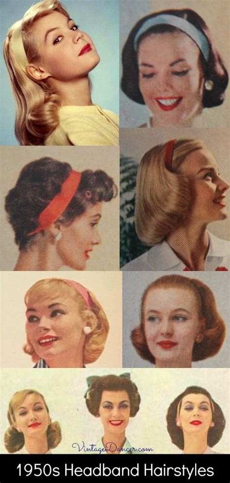 1950s Hairstyles 50s Hairstyles From Short To Long Headband