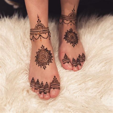 Simple Bridal Henna Feet 37 Most Flaunt Worthy Foot Mehndi Designs Ever