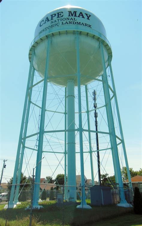 Iconic Jersey Shore Cape May Water Tower Cape May Nj Beaches Water