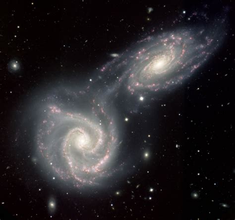 Twin Spiral Galaxies Dance Together Universe Today