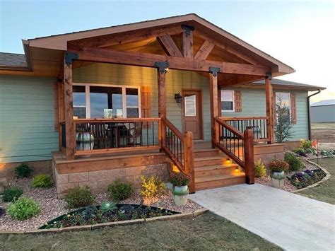 17 Mobile Home Exterior Makeover Ideas Dhomish