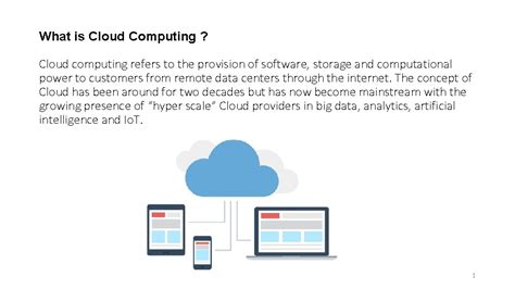 What Is Cloud Computing Cloud Computing Refers To