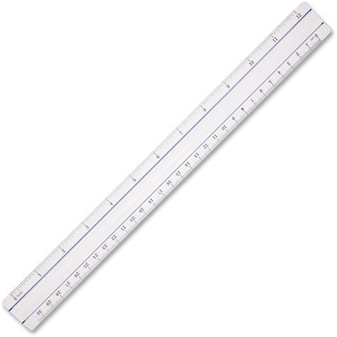 Acme United 12 Clear Magnifying Ruler 12 Length 116 Graduations