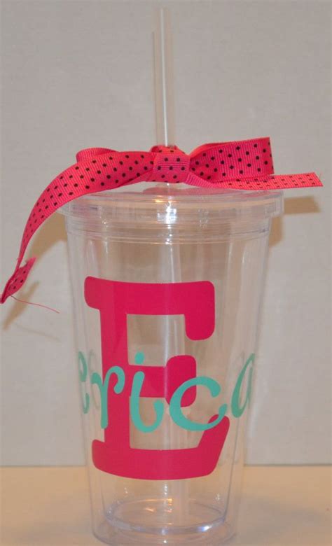 Personalized Cup With Straw 20 Oz Personalized Cups Mugs Cup With