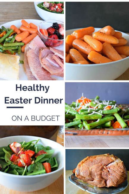 It was so fun and easy on the budget. Healthy Easter Dinner on a Budget
