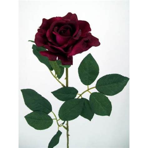 Premium Roses Burgundy 70cm Artificial Flowers