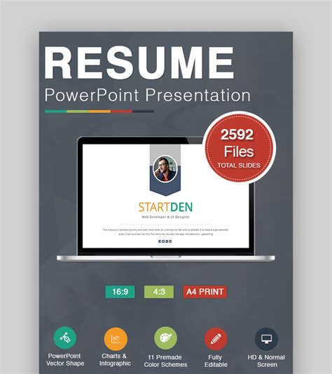 30 Best Creative Powerpoint Ppt Cv Resume Templates 2021