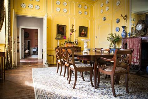 I love this lemon yellow dining room those chairs just look so. 30 Yellow Dining Room Ideas (Photos)
